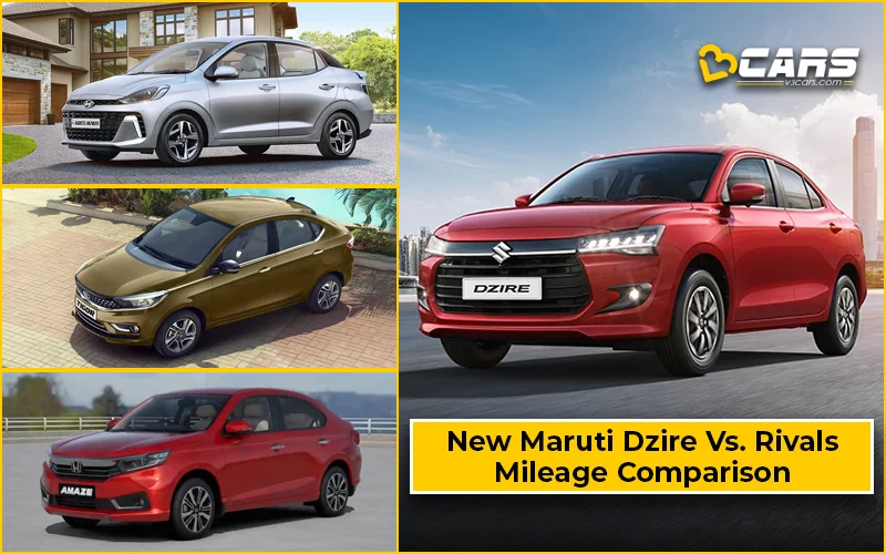 2024 Maruti Suzuki Dzire – Mileage Compared With Rivals