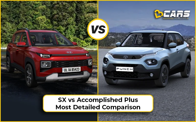 Hyundai Exter SX Vs Tata Punch Accomplished Plus — Which One To Buy?