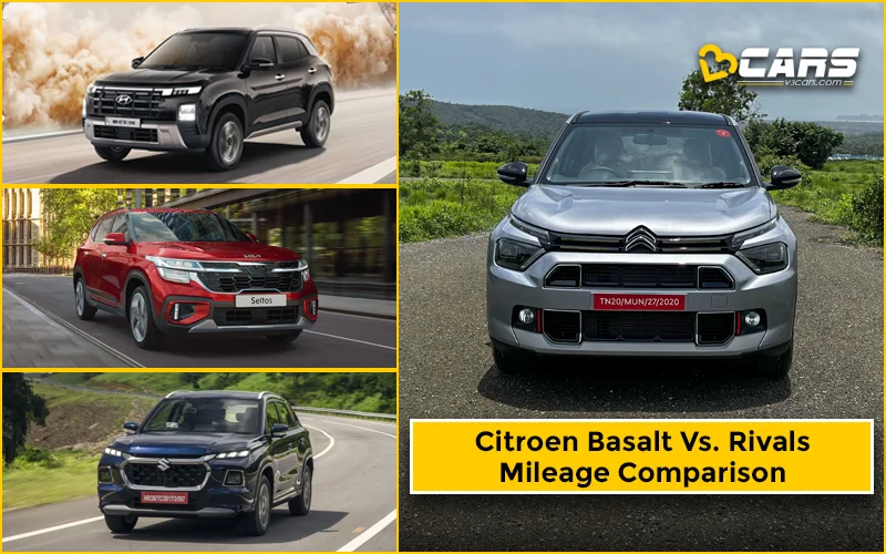 2024 Citroen Basalt Mileage Revealed – Compared With C-SUVs