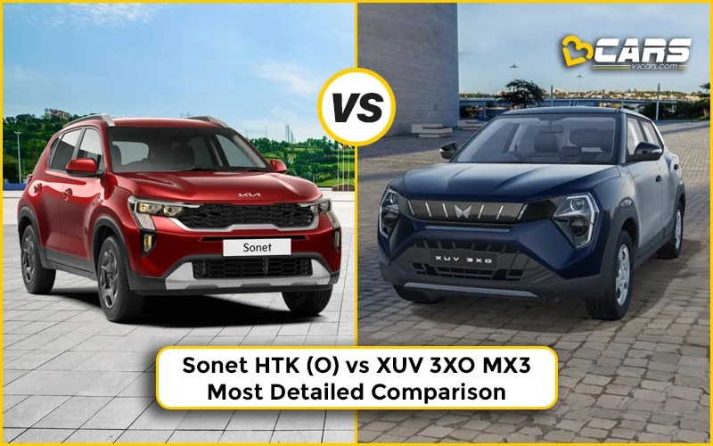 Kia Sonet HTK (O) Vs Mahindra 3XO MX3 — Which One To Buy?